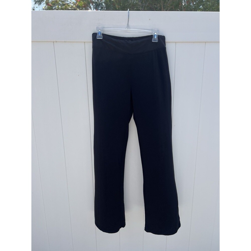Reel Legends Women's Keep It Cool Pull On Flared Leg Stretch Pants Black Small